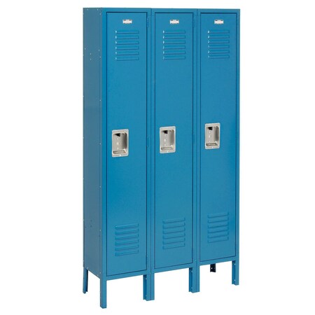 Global Industrial 36 in W, 12 D, 78 in H, Blue 254116BL